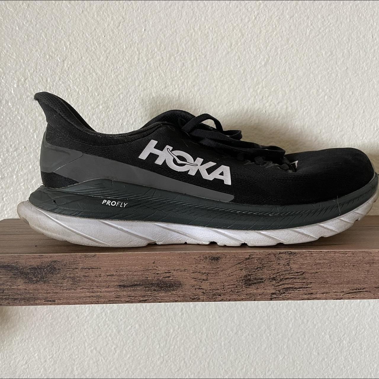 Hoka One One Men's Black Trainers | Depop