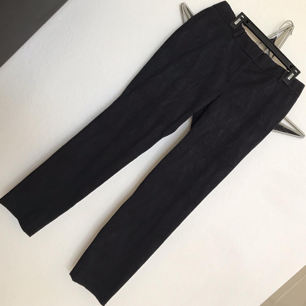 Tailored cigarette trousers in BLACK