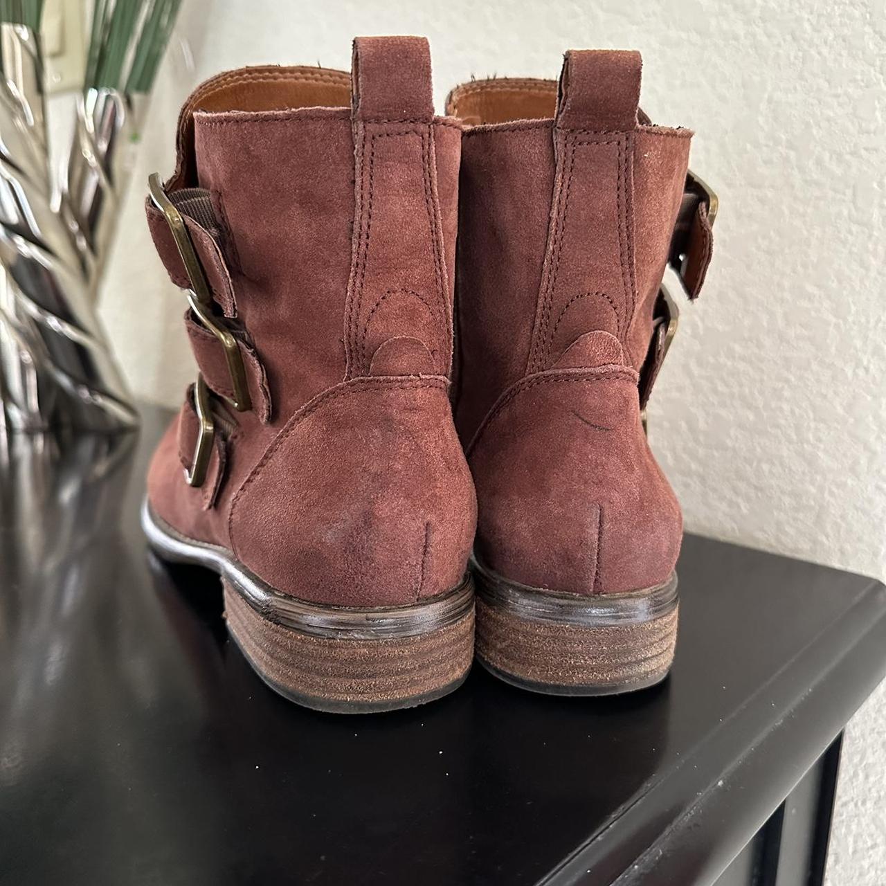 lucky brand red boots