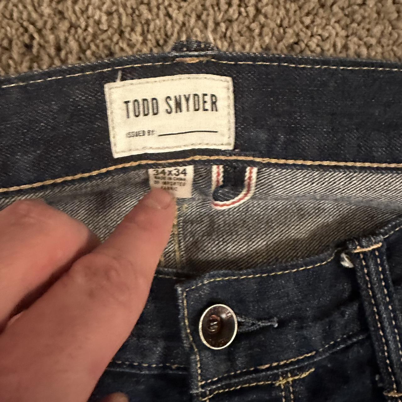 Todd Snyder straight selvedge jeans. Classic shape.... - Depop
