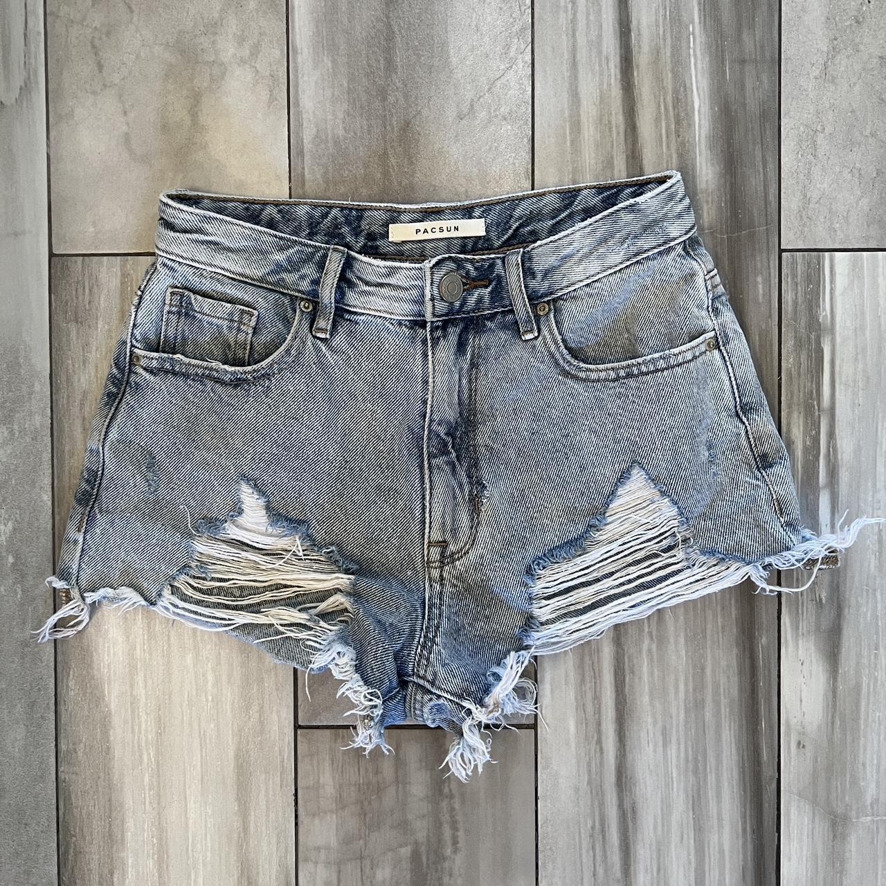 Pacsun High Rise Festival Shorts - Depop