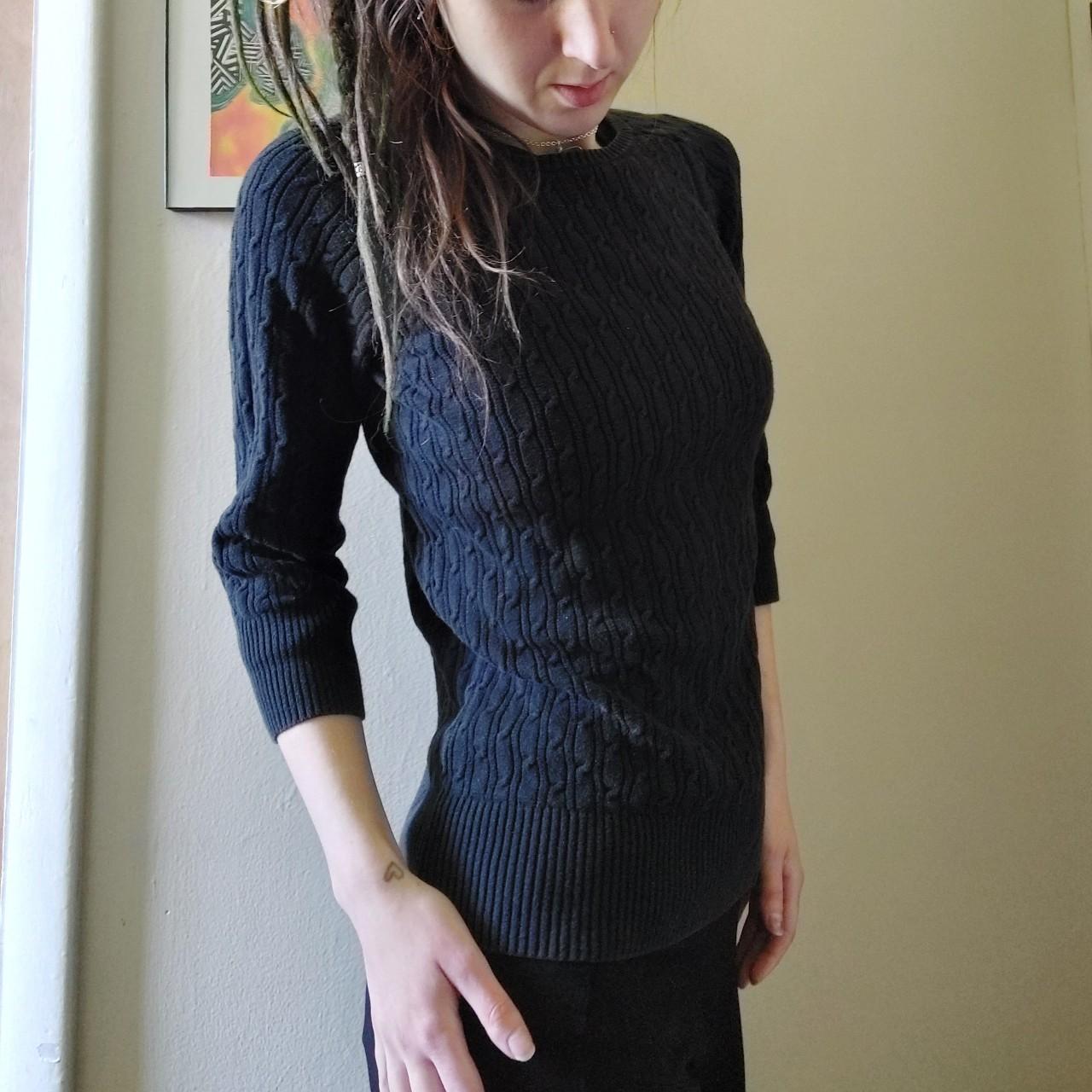 Vintage Gap sweater. Chunky knit, 3/4 sleeves....