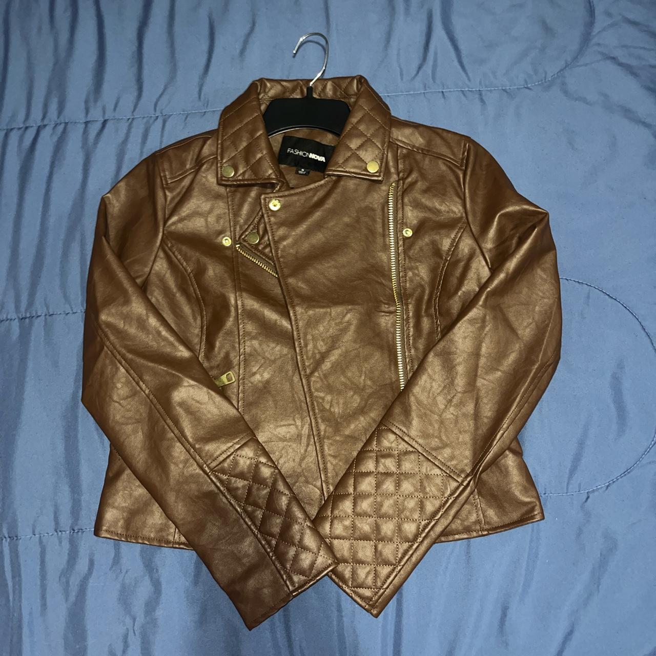 fashion nova metallic jacket