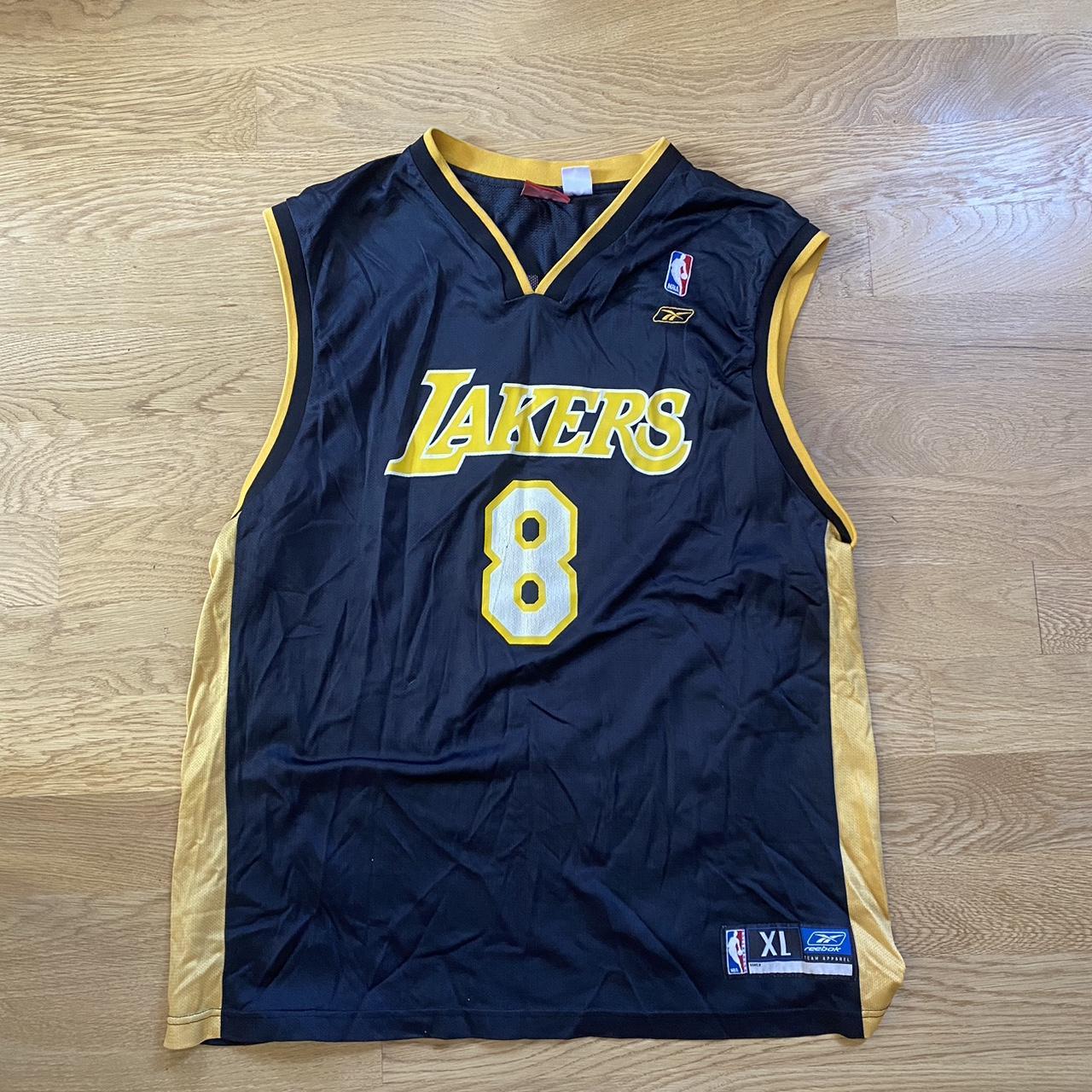 Vintage Kobe Bryant 8 Los Angeles Lakers Majestic - Depop