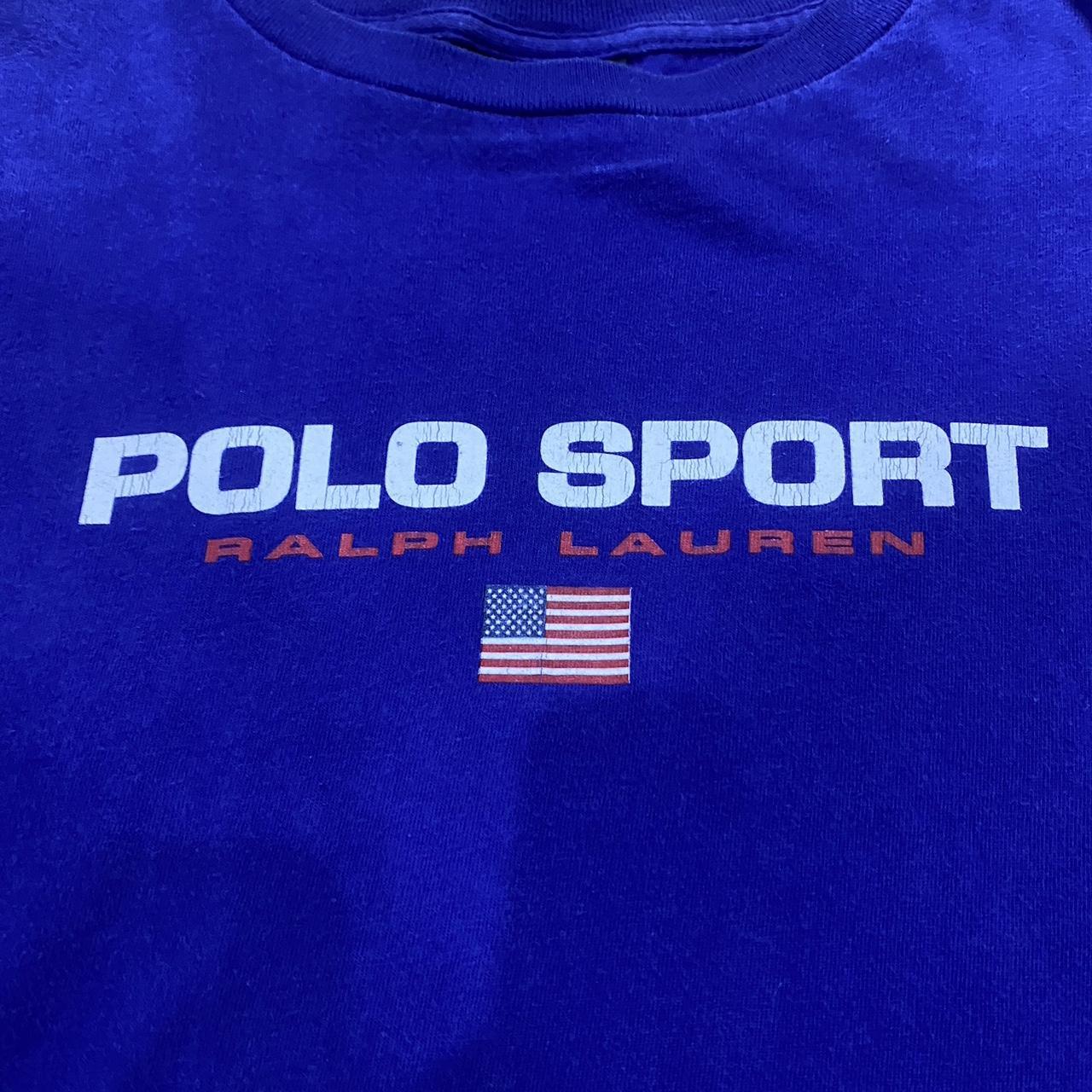 Vintage 90s Polo Ralph Lauren Sport Fishing T-Shirt - Depop