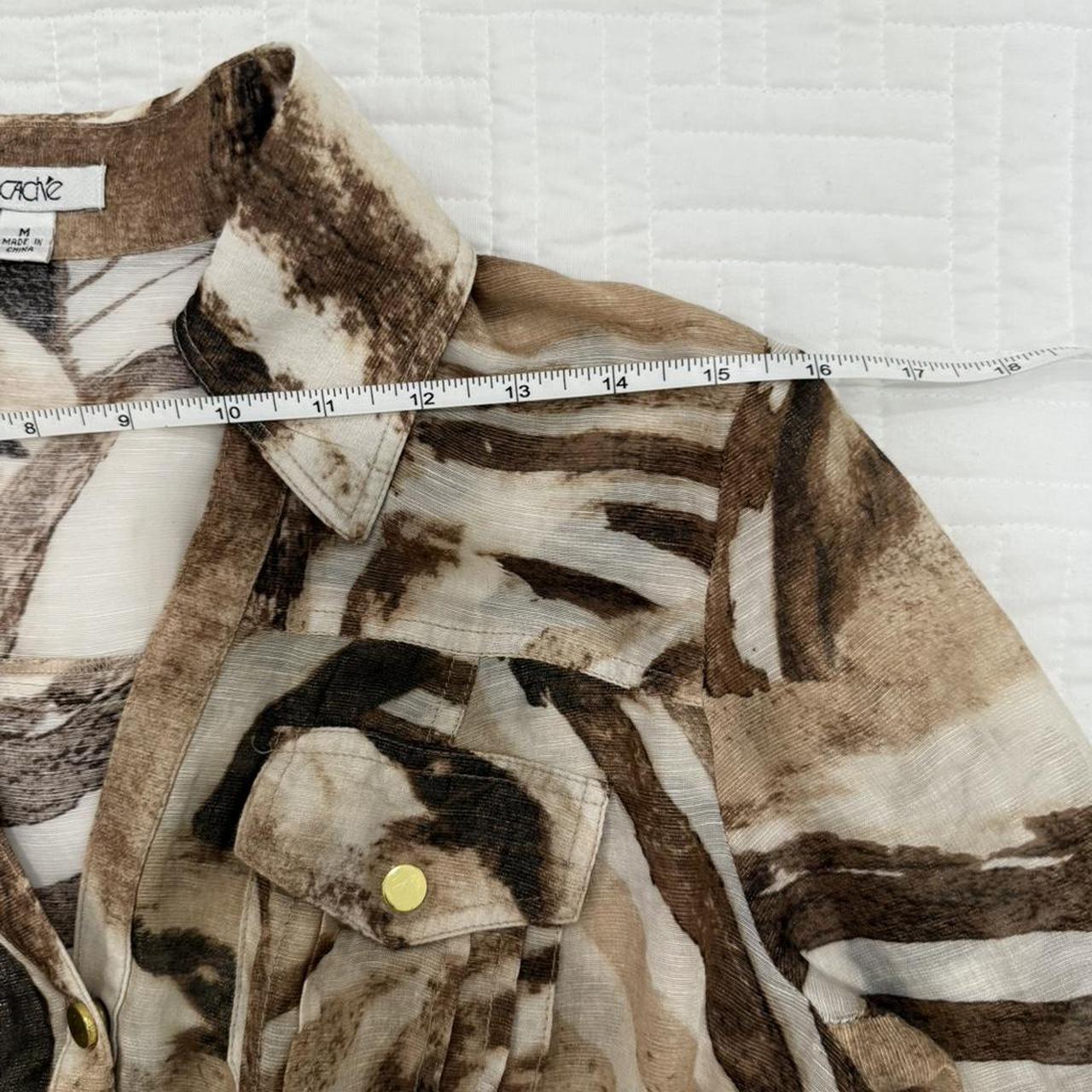 Cache Women's Blouse - Brown/Multi - M – Cache Sa… - image 5