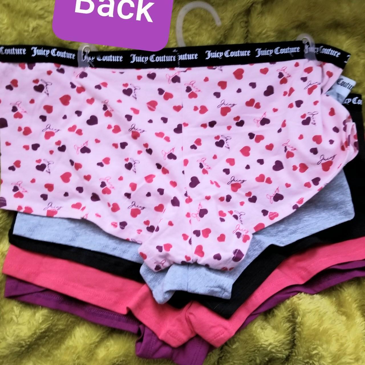 NWT JUICY COUTURE 5 PACK UNDERWEAR SIZE XL