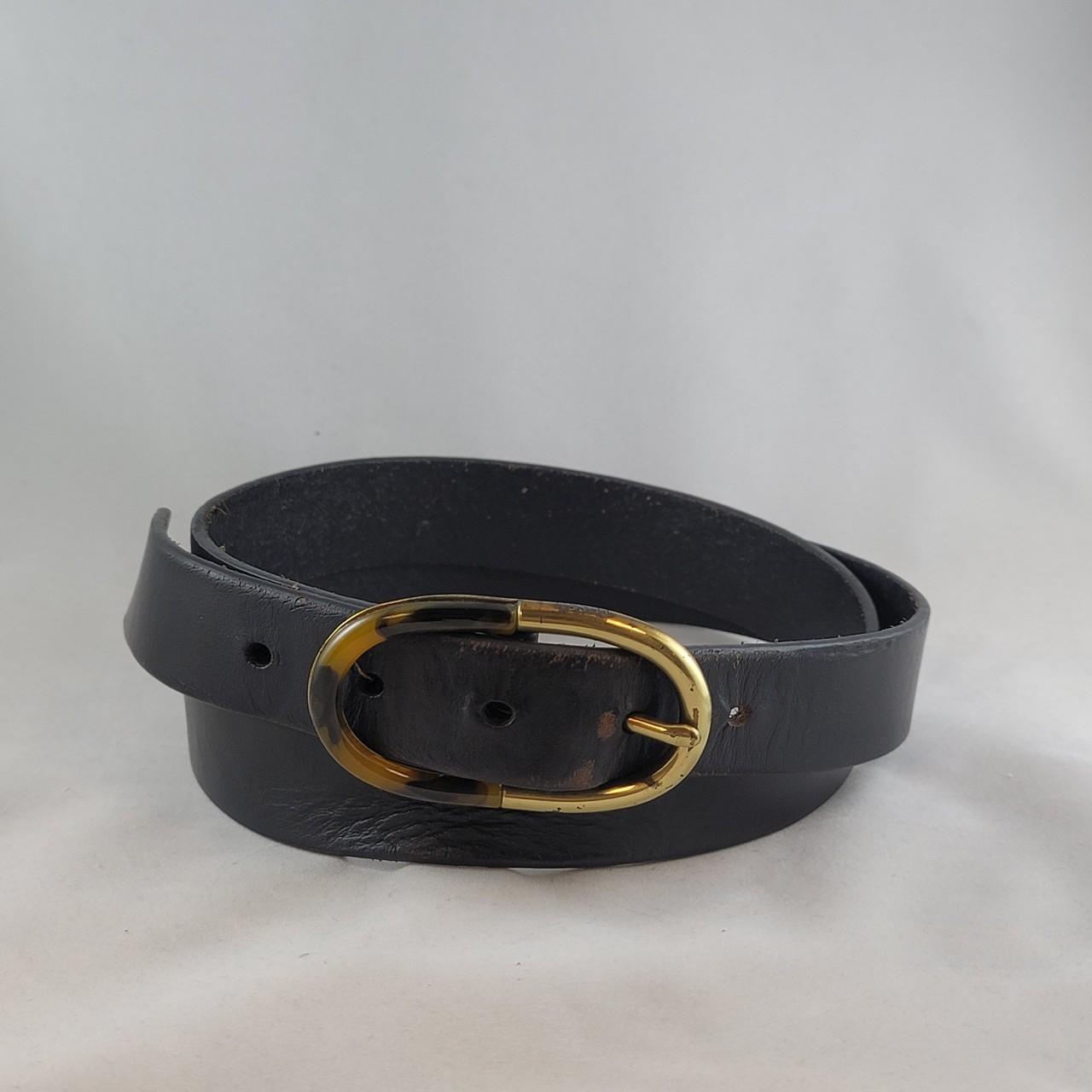 Fossil Belt Preloved Fossil Belt. Black in color... - Depop