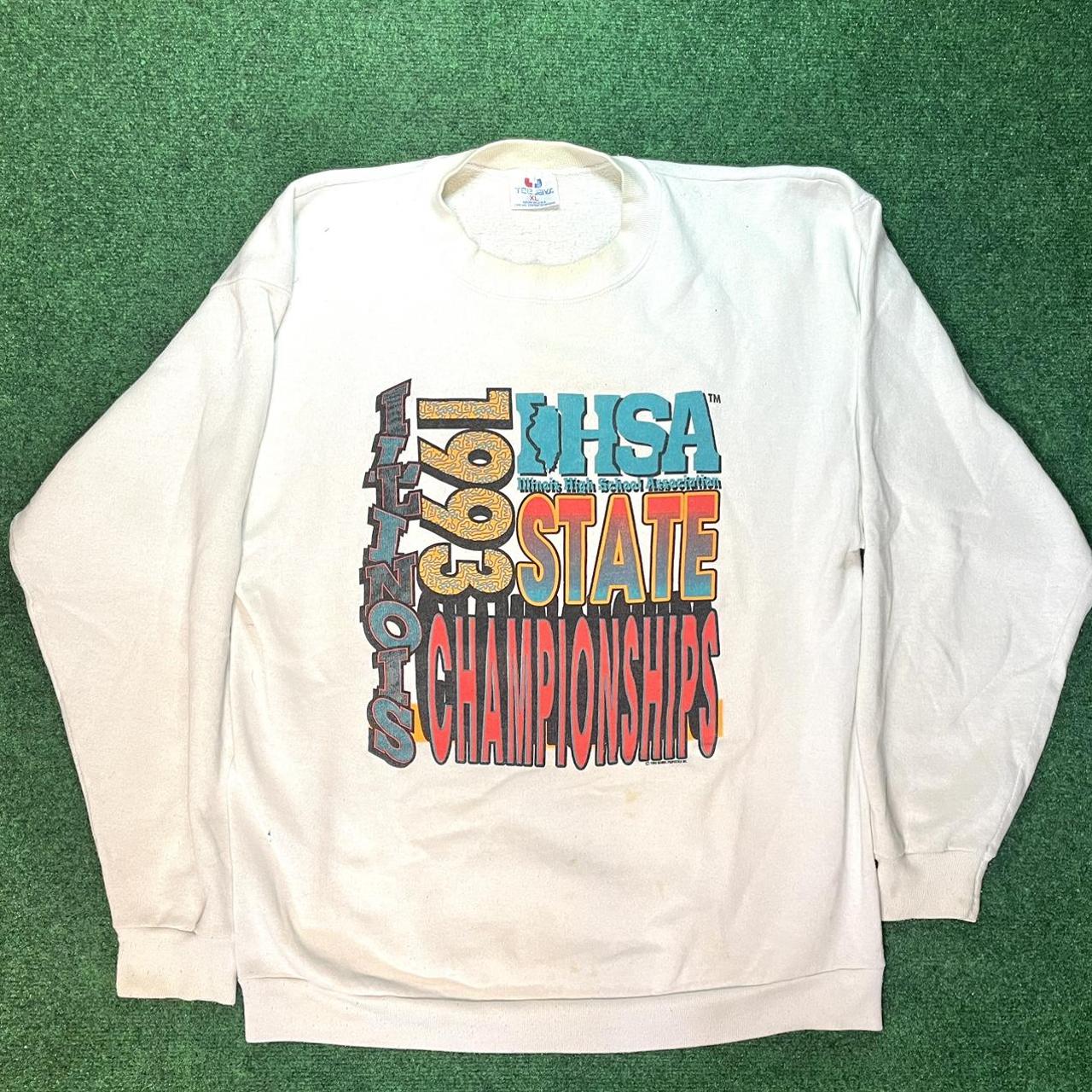 Vintage sweatshirt, Illinois sweatshirt, Size