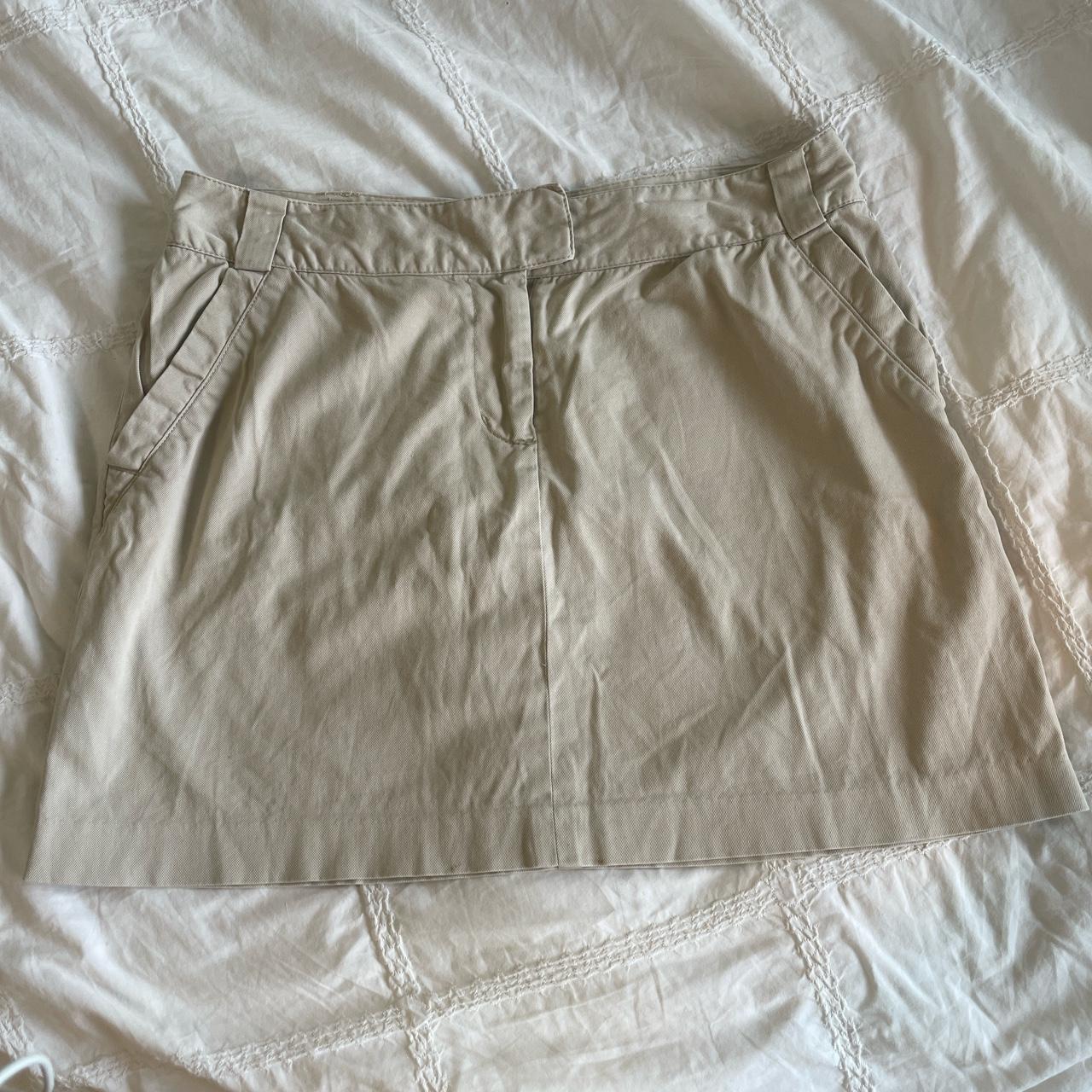 Tommy Hilfiger cargo mini skirt khaki Size 6 US,... - Depop