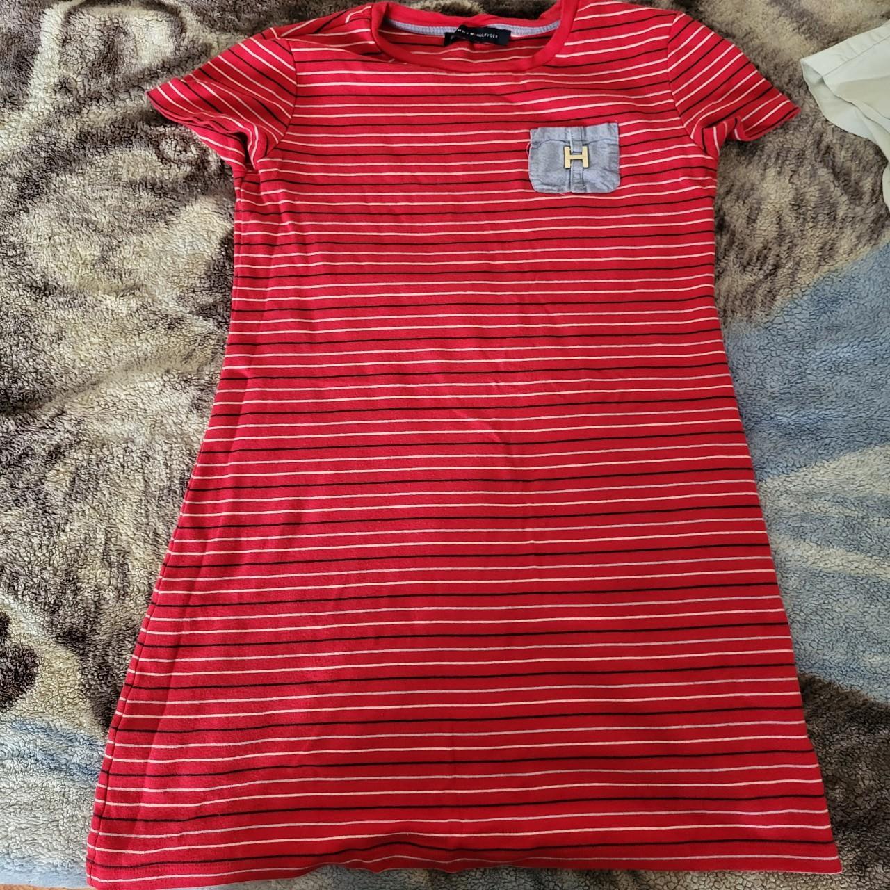 Tommy Hilfiger Women's Red Dress | Depop