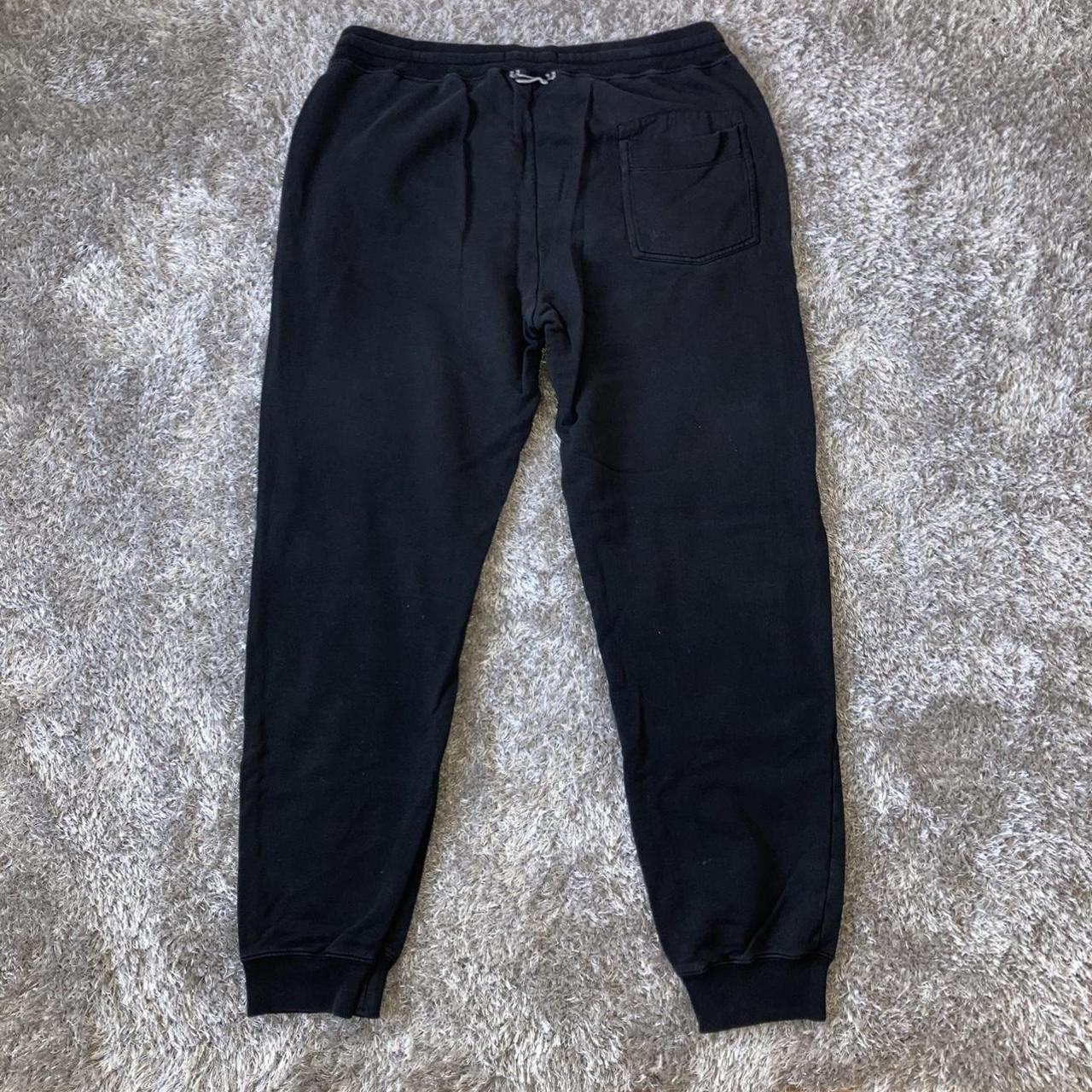 Mens Black Stone Island Tracksuit bottoms Size Large... - Depop