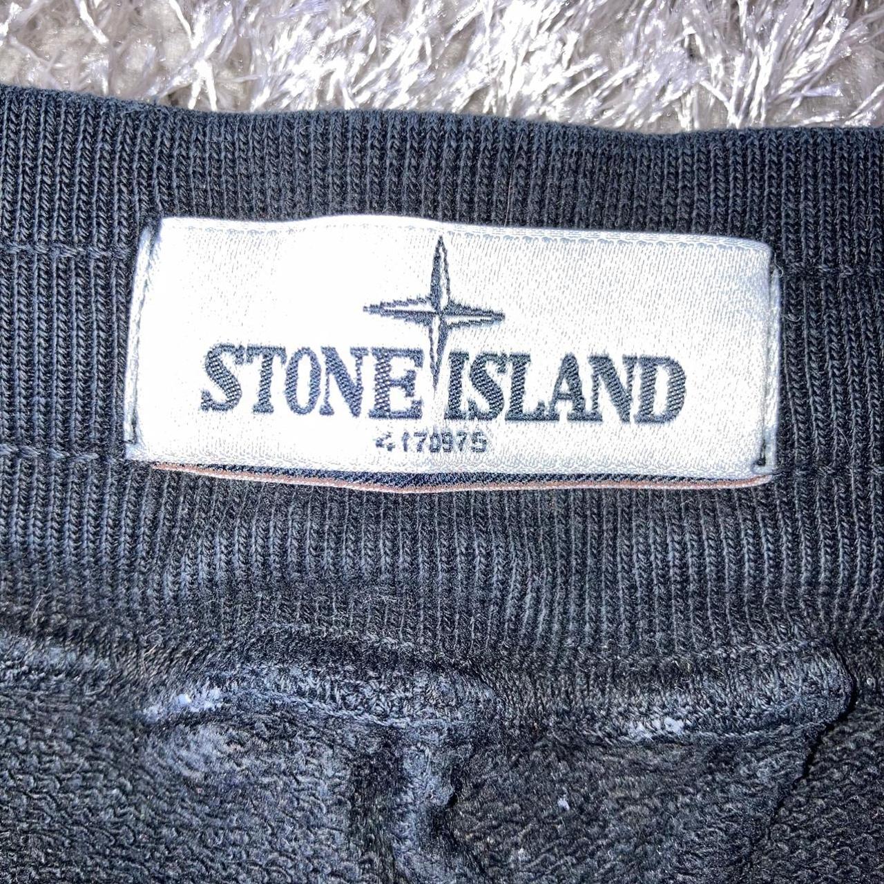 Mens Black Stone Island Tracksuit bottoms Size Large... - Depop