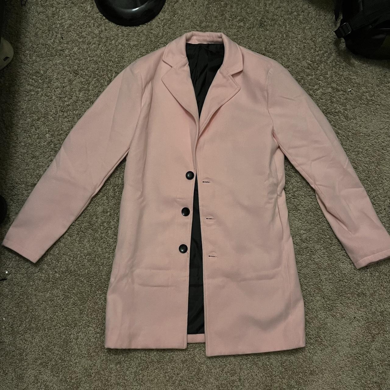 Men's Pink Coat Depop