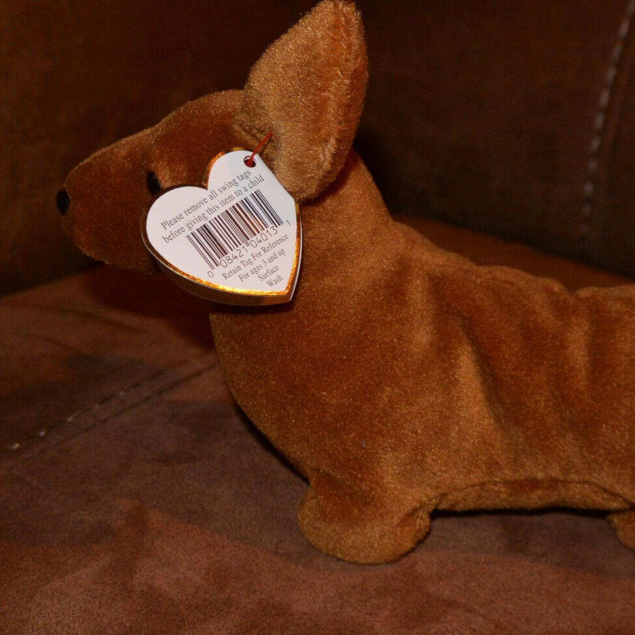 Baby Tag Weiner Dog Beanie Baby Beanie Babies 4013 Red Star Tag