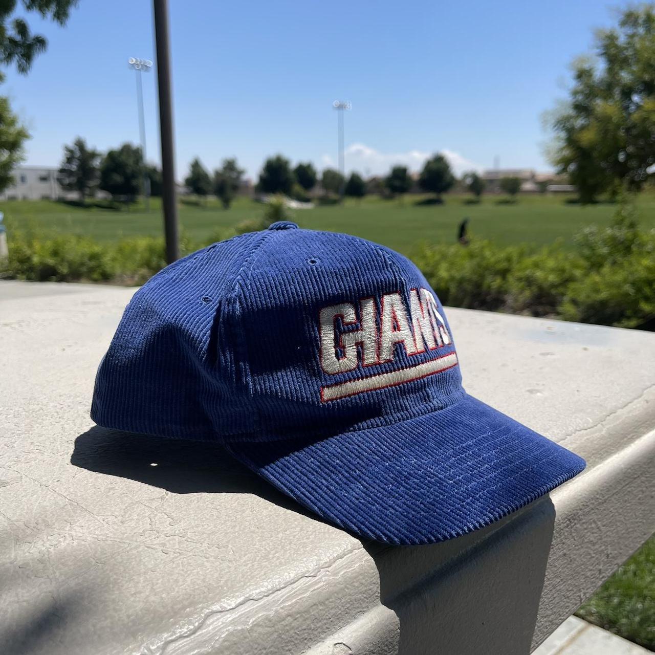 vintage new york giants corduroy 90's mint condition snapback mens