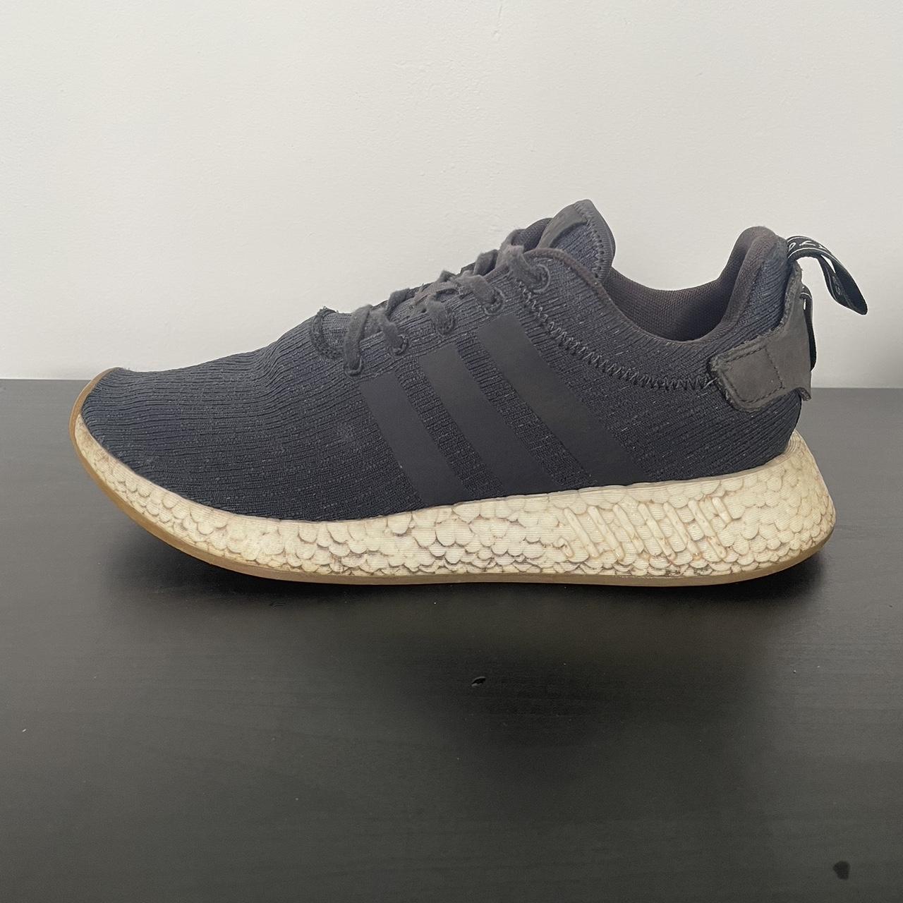 ADIDAS BOOST RMD-2 -grey fabric, white and gum... - Depop