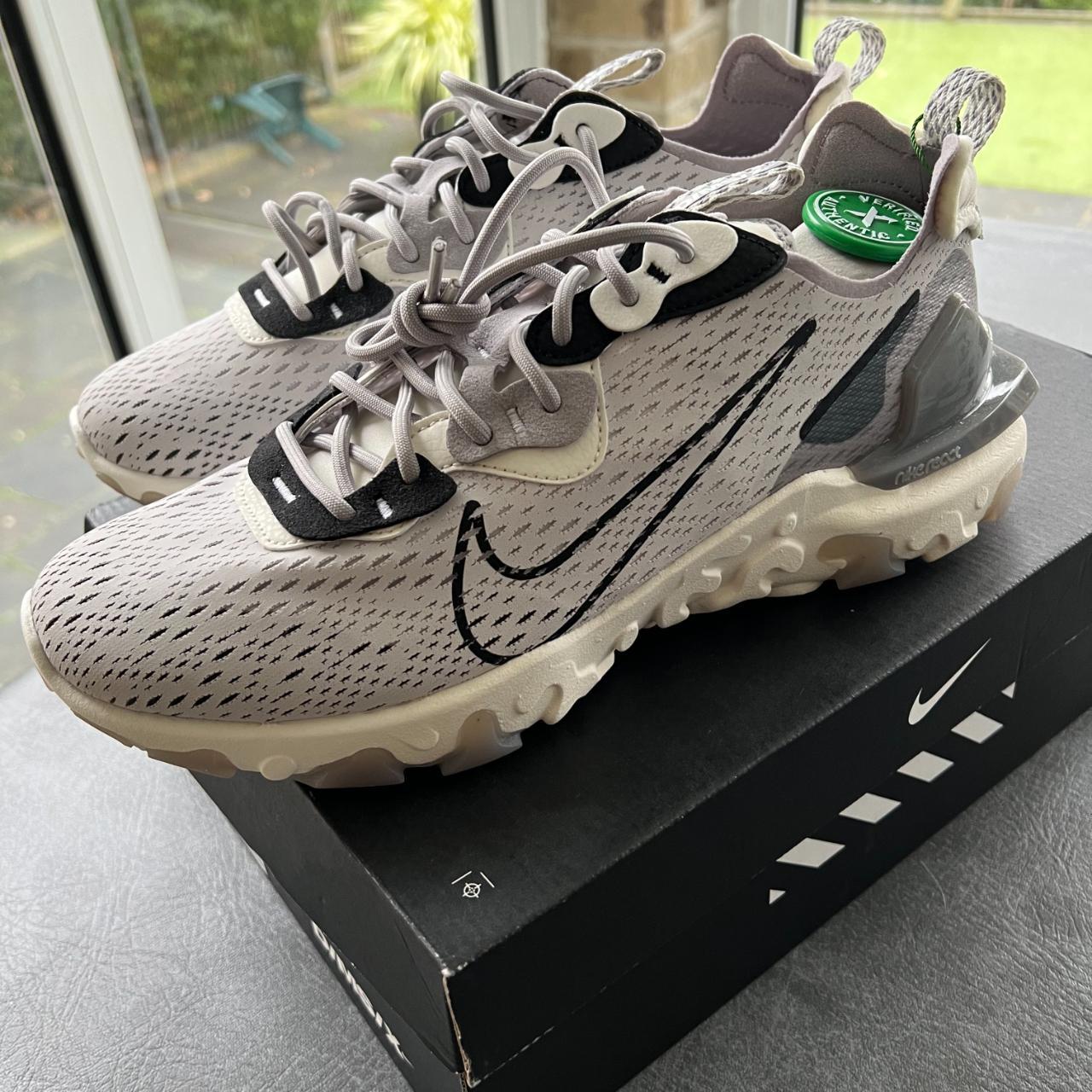 mens nike react vision vast grey