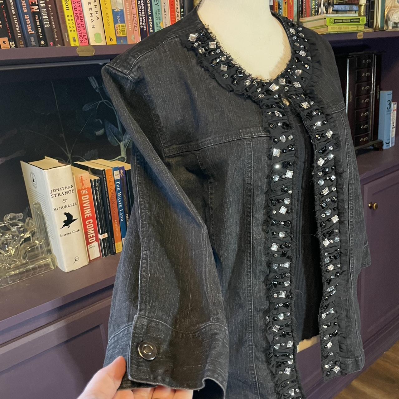 Ruby Rd. Women's Lightweight Jacket - Black/Grey … - image 2