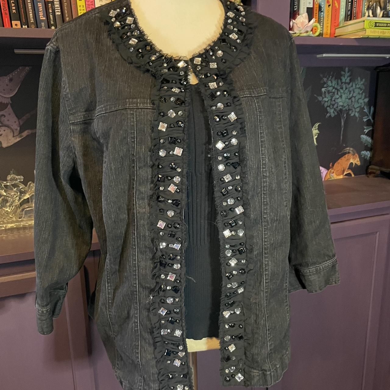 Ruby Rd. Women's Lightweight Jacket - Black/Grey … - image 1