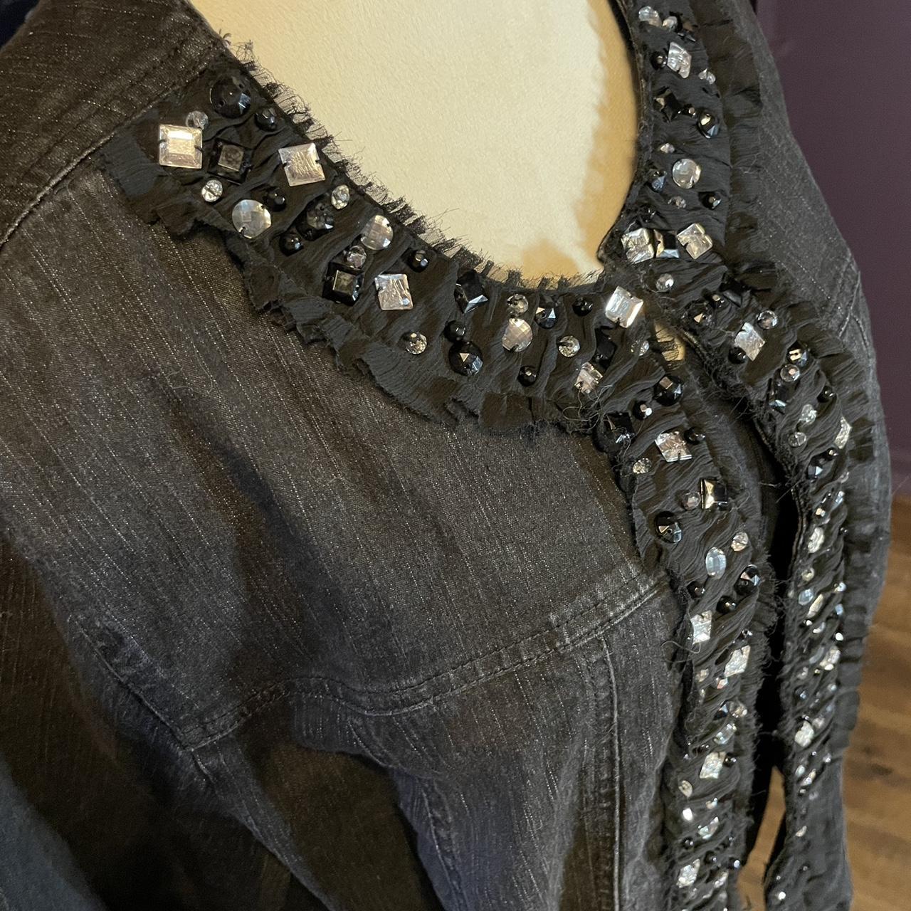 Ruby Rd. Women's Lightweight Jacket - Black/Grey … - image 3