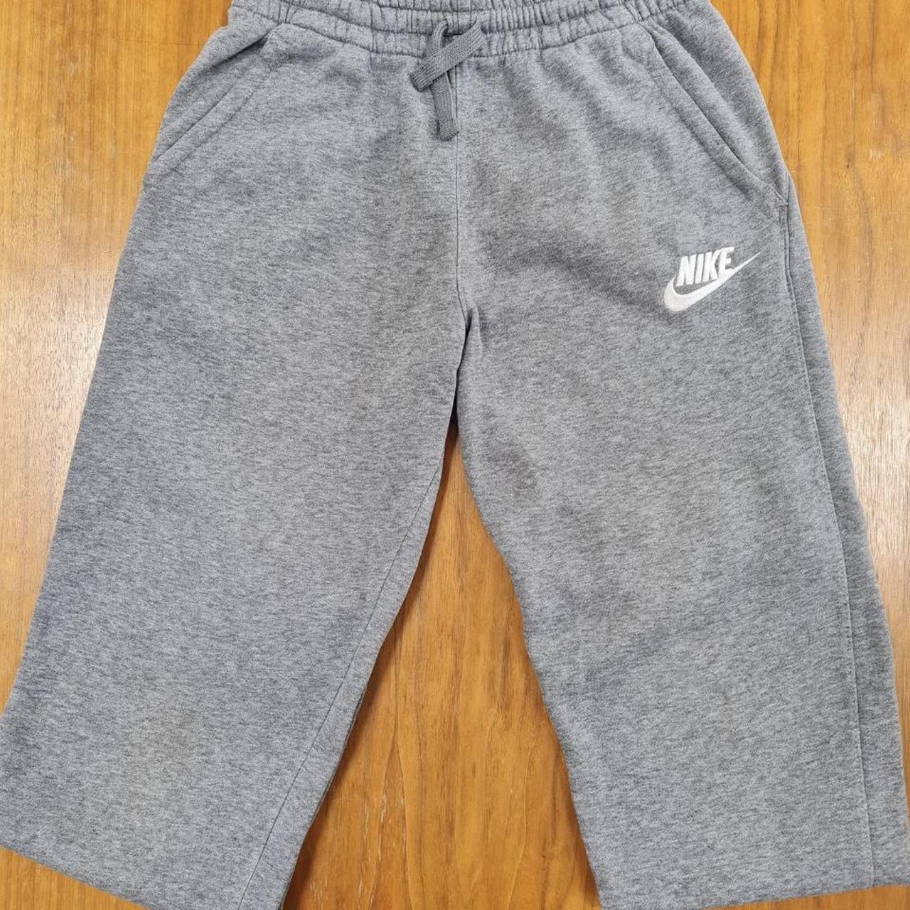 Used XL Junior/boys Grey Nike Joggers. Good Condition - Depop