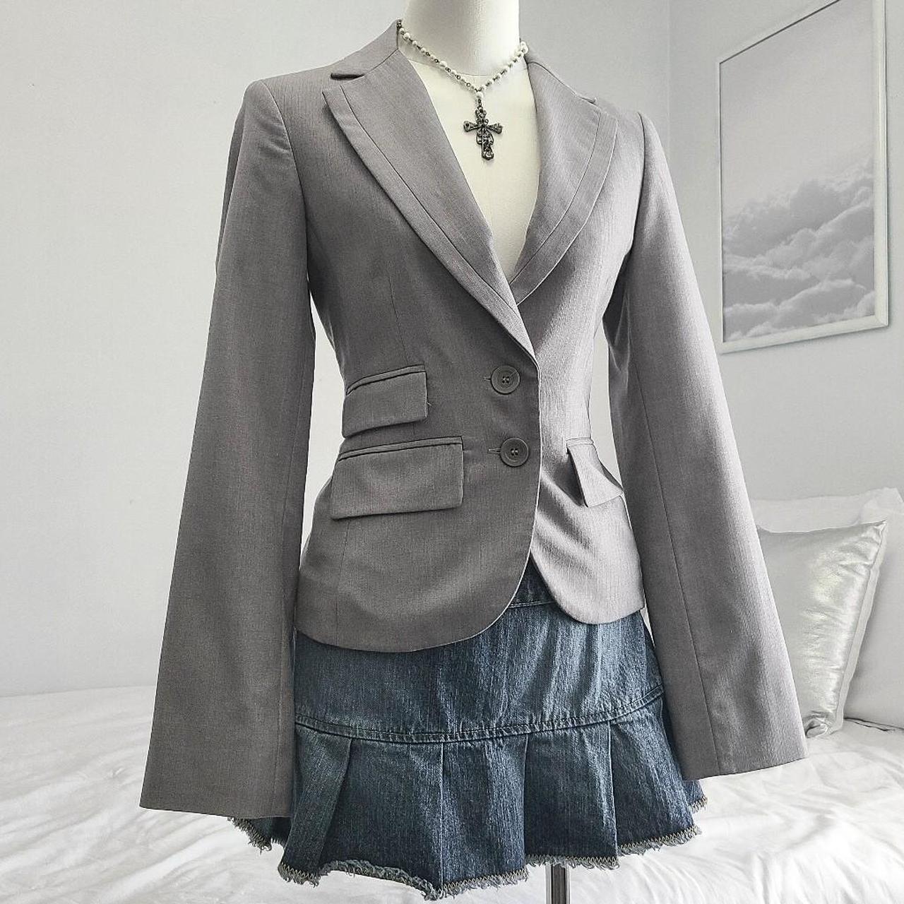 BCBGeneration Women's Polyester Jacket - Grey - 4… - image 2