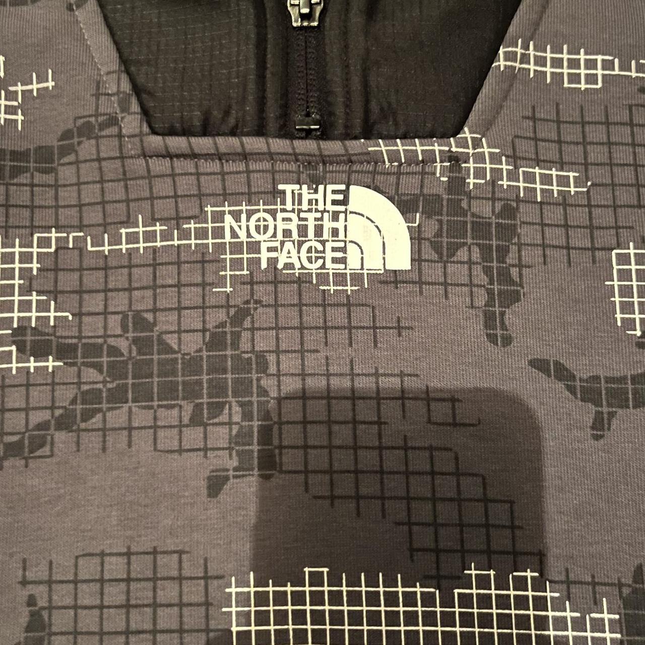 THE NORTH FACE ZIPPED FLEECE GREY CAMO Size XL... - Depop