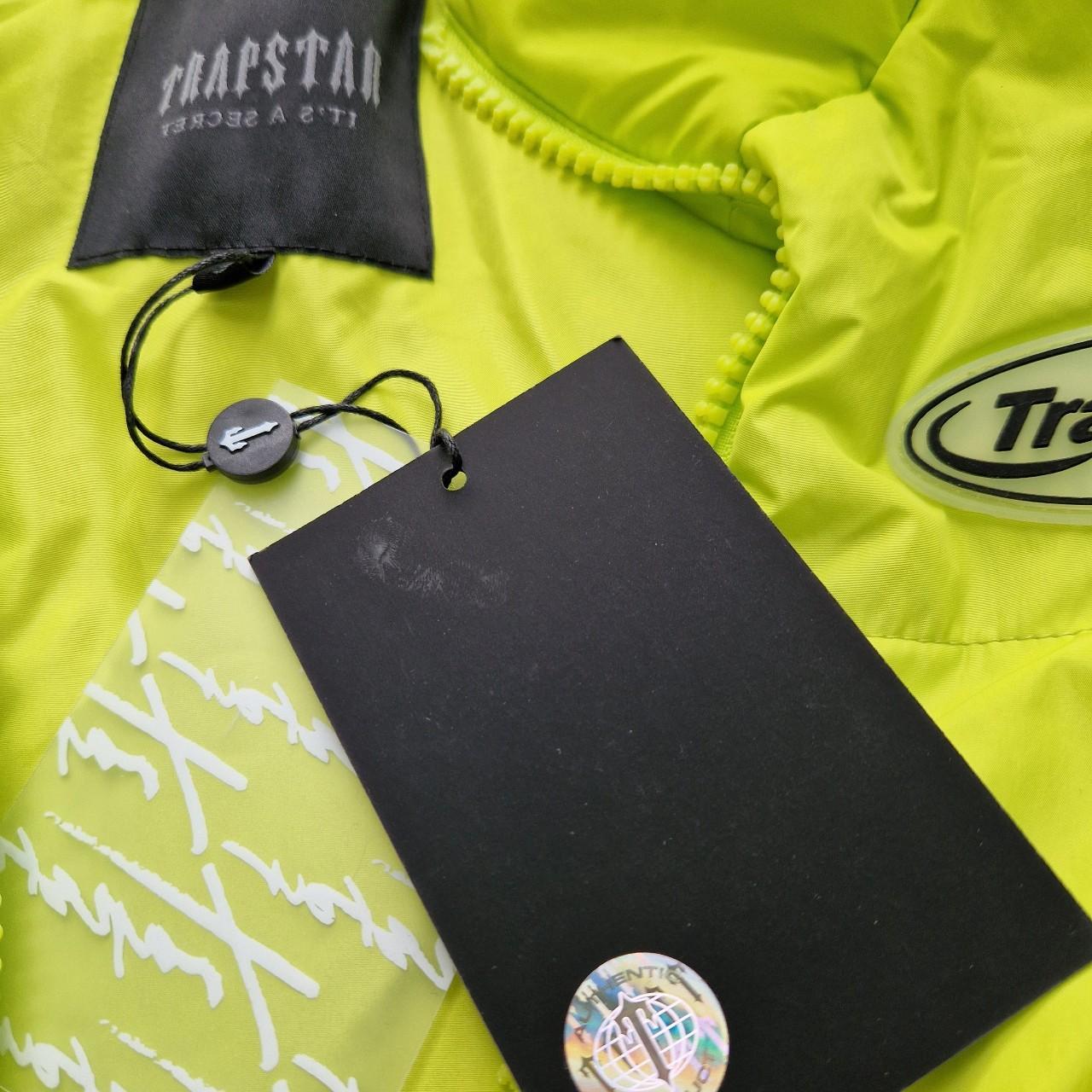 Trapstar Jacket Hyperdrive Gilet Yellow. Size S Depop