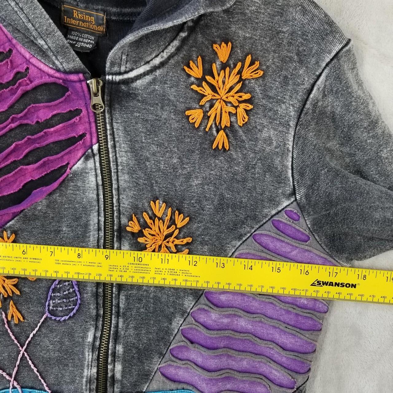 Women's Jacket - Multi - M – Patchwork Hippie Jac… - image 3