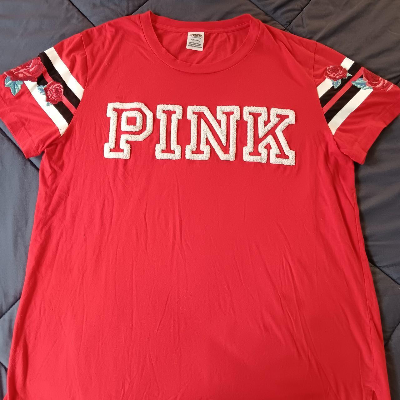 Large PINK by Victoria's Secret Tshirt. 💵... Depop