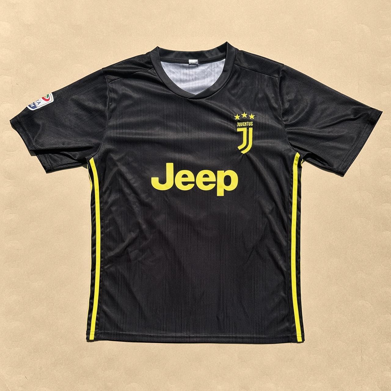 Black Juventus Jeep Soccer Jersey Depop