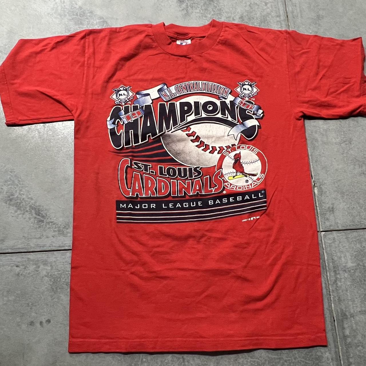 Mens gently worn vintage 90s st louis cardinals - Depop