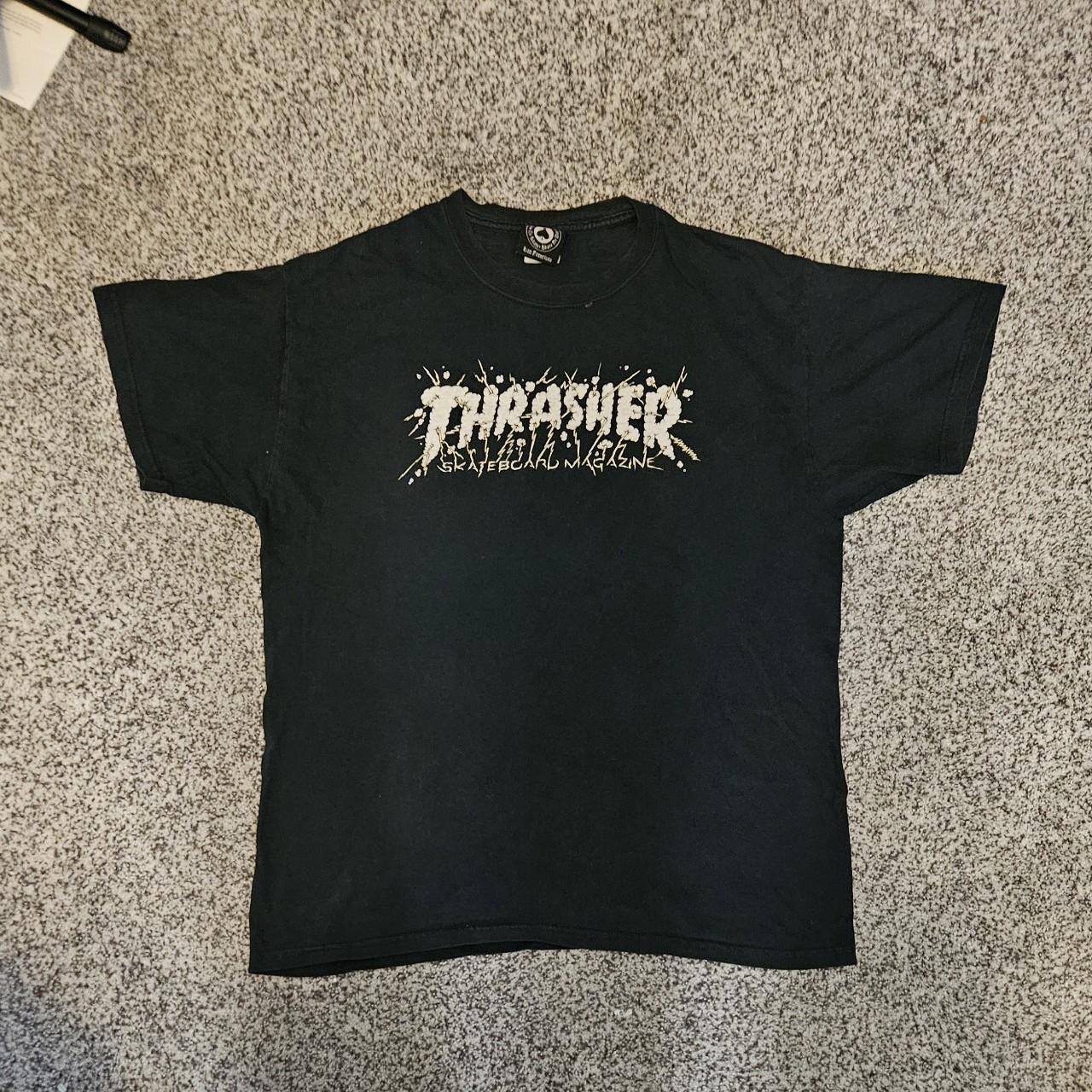 Thrasher lightning tee - Depop