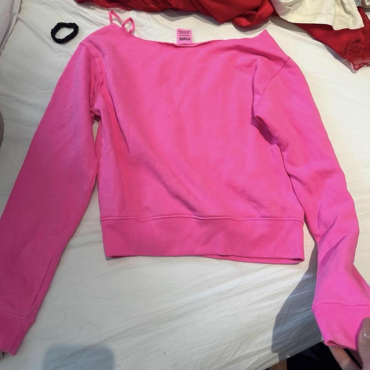 Victoria secret pink crew neck New York giants - Depop