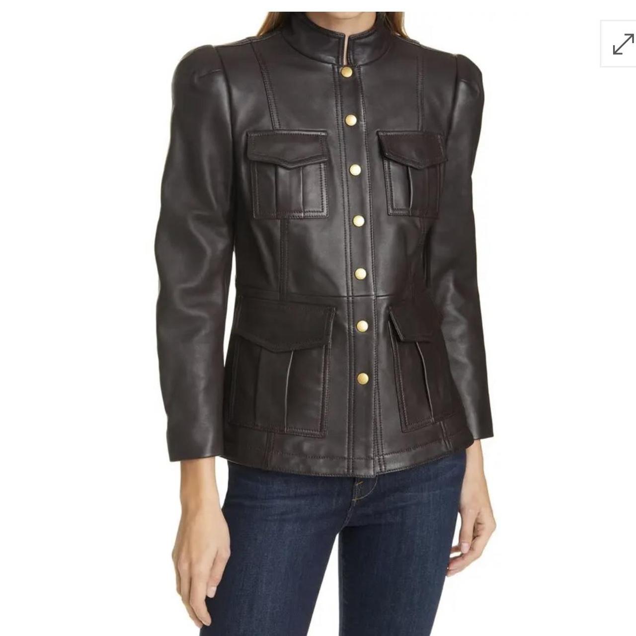 Tory Burch top leather jacket