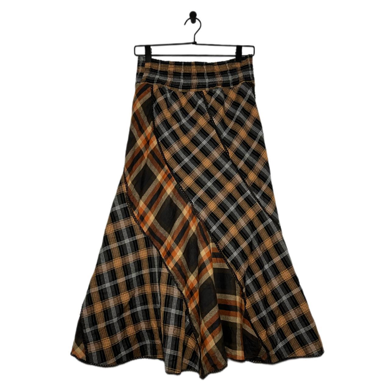 Plaid Maxi Skirt - Great vintage condition with no... - Depop