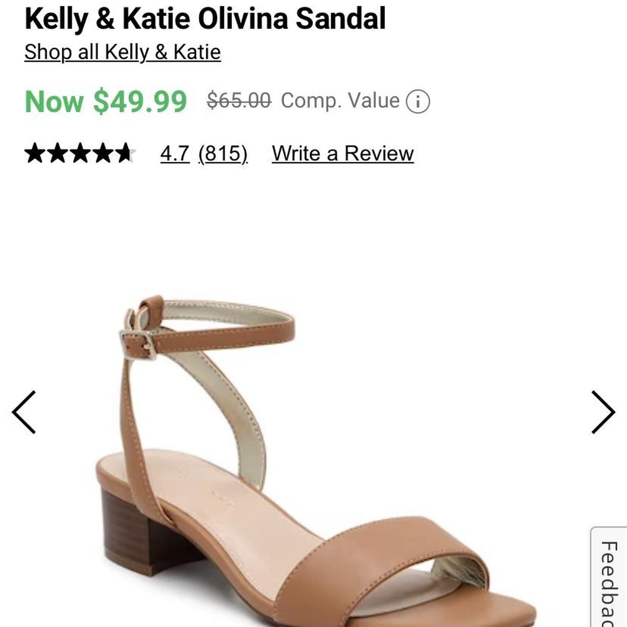 Kelly and Katie Olivina Latte pump sandal size... - Depop