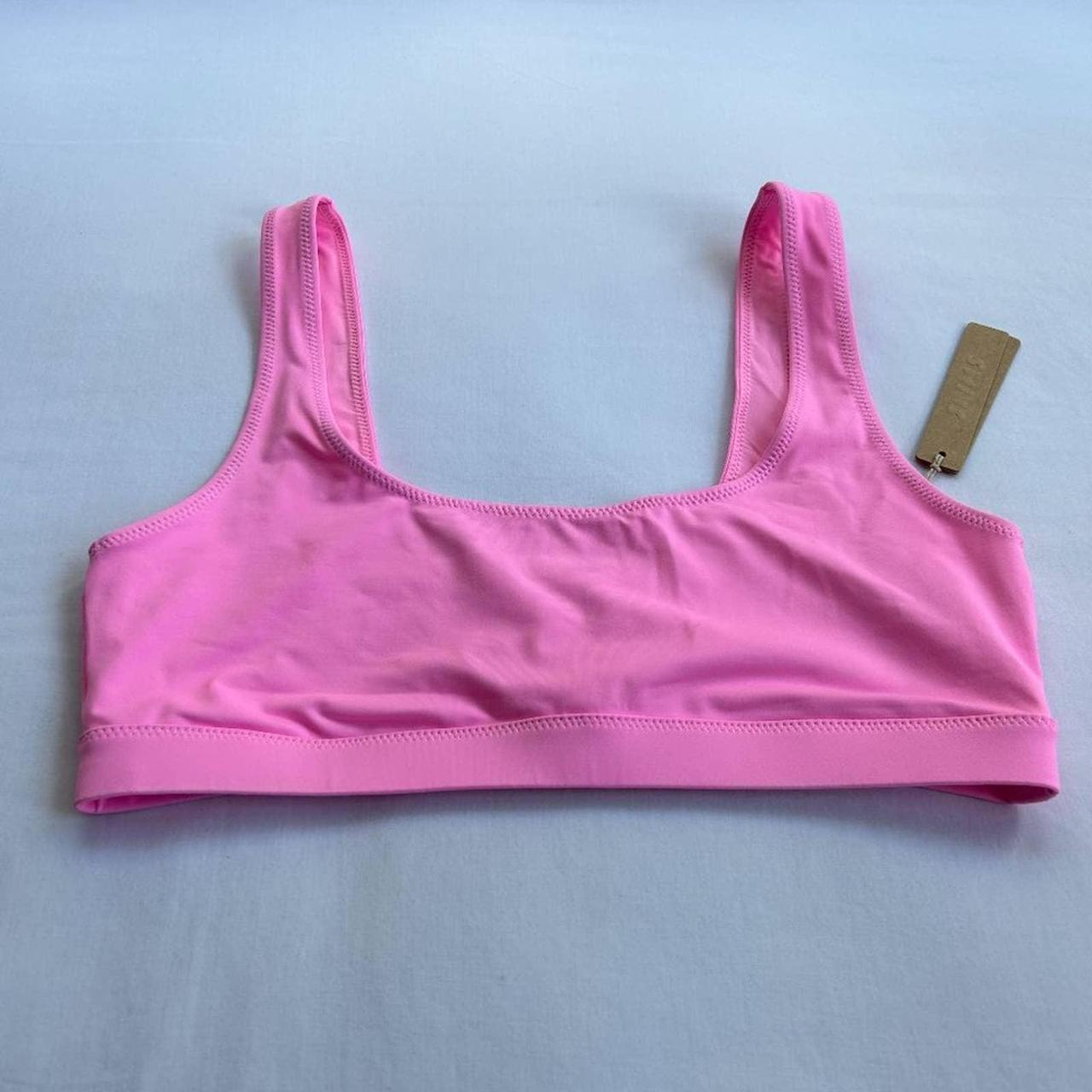 NWT SKIMS Swim Tank Bikini Top Color: Light Pink - Depop