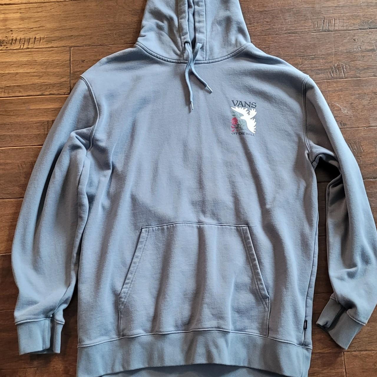 Vans off the wall hoodie Hardly worn Size xl #vans... - Depop