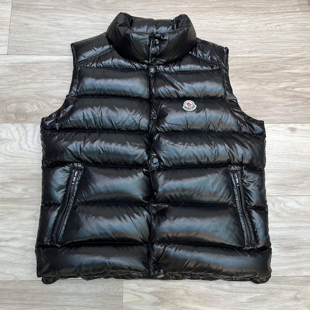 Moncler gilet deals mens black