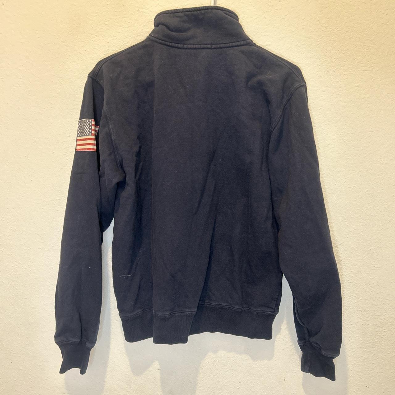 BRANDY MELVILLE “NEW YORK” QUARTER ZIP JACKET Depop