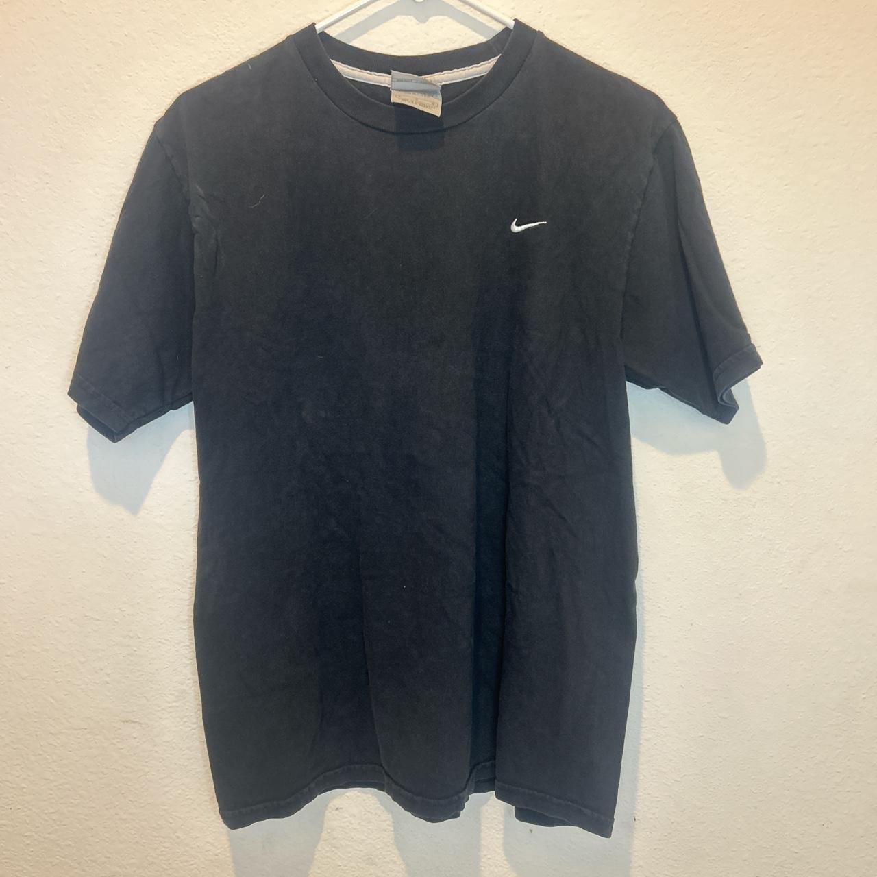 VINTAGE NIKE EMBROIDERED T-SHIRT EMBROIDERED FRONT... - Depop