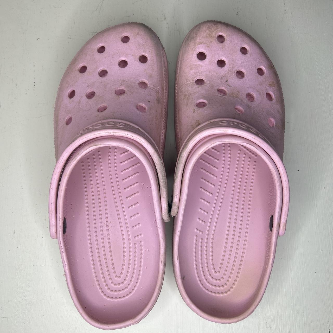 LIGHT PINK CROCS SIZE MENS 12 SEND Depop   P0 