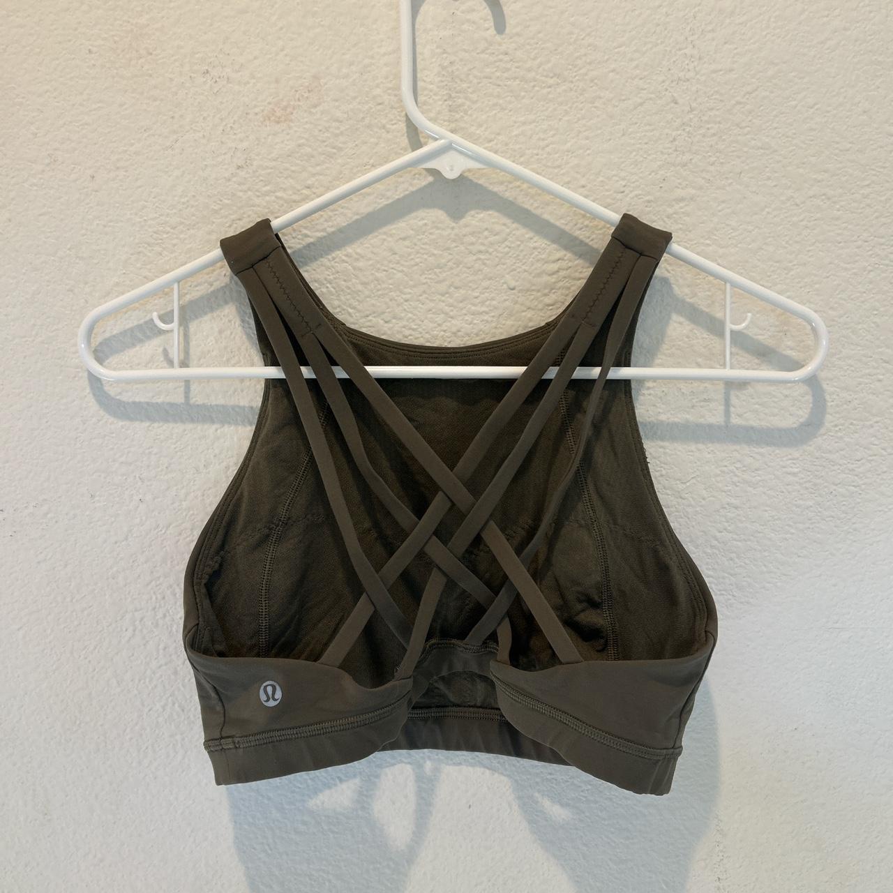 LULU LEMON LACE BACK SPORTS BRA NO FLAWS Depop