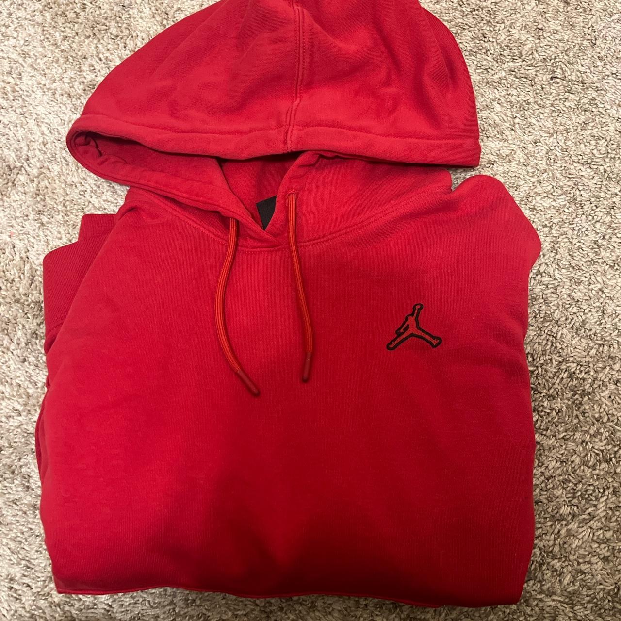 red jordan hoodie women's