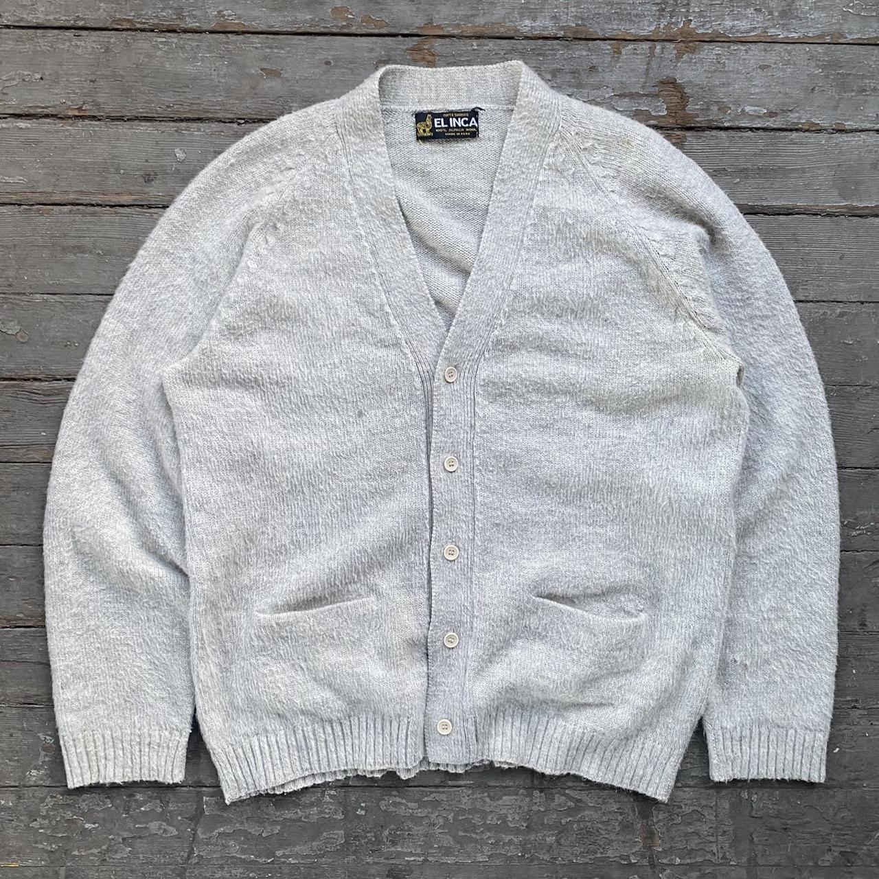 Vintage cardigan shag - alpaca wool - 70s (or early... - Depop