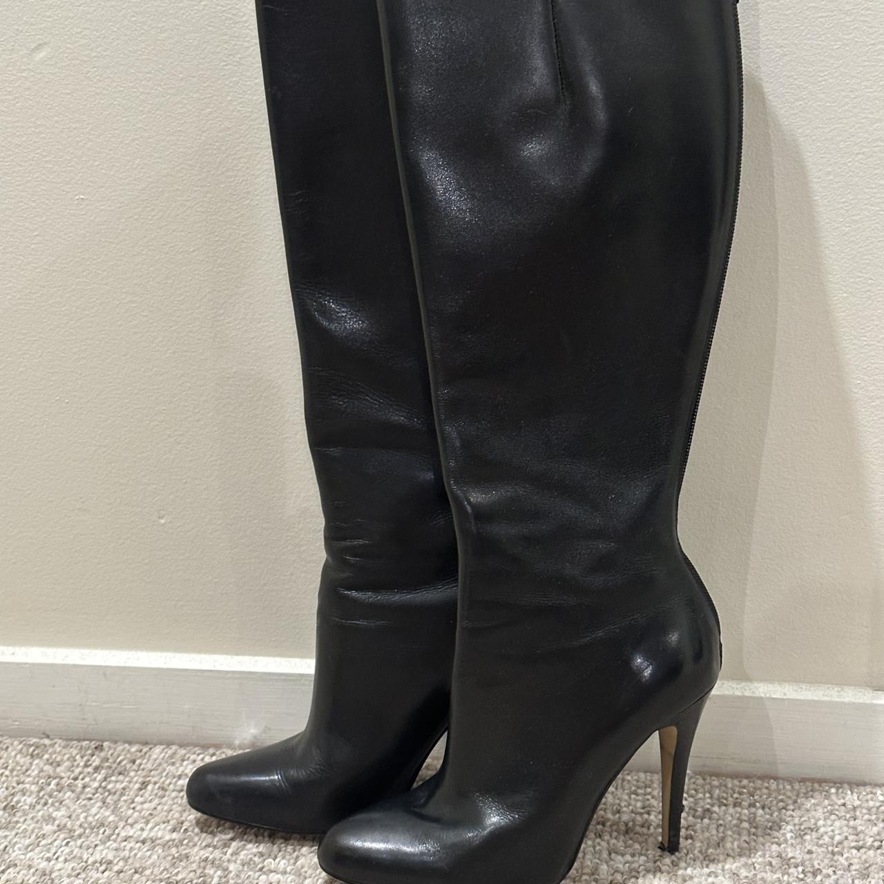 Stunning Zoe Wittner Lust Black leather calf boots.... - Depop