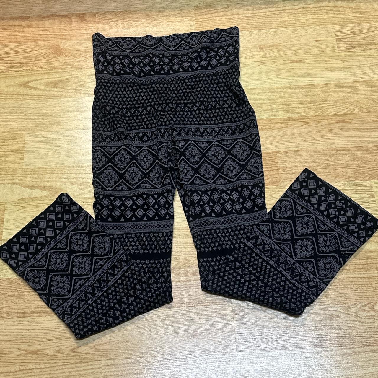 Fold over Flared Leggings