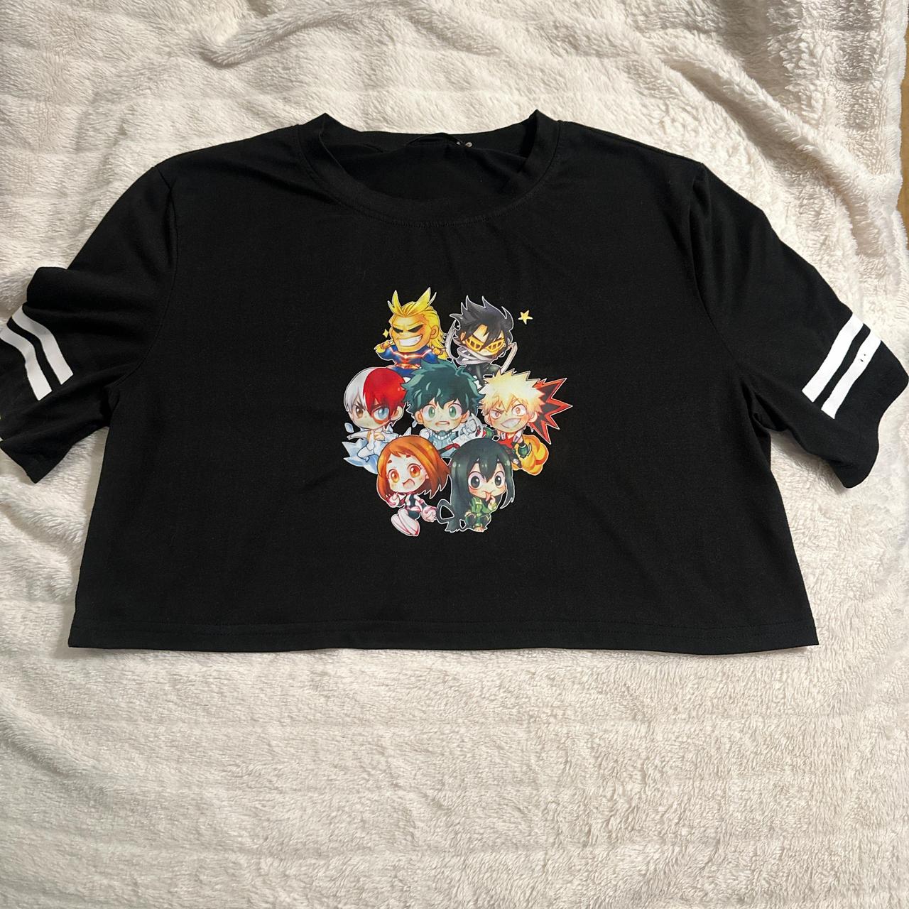 My hero academia crop hoodie hotsell